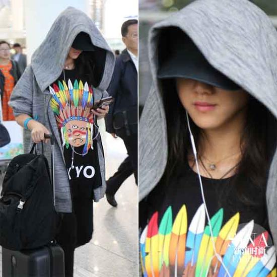 變身嘻哈辣媽的湯唯,感覺隨時能給大家來段饒舌