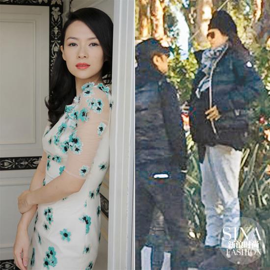 章子怡懷孕后,這帽子戴的也太奇特