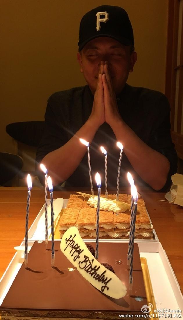 劉濤為老公慶生甜喊小p孩 劉濤為老公慶生甜喊小p孩