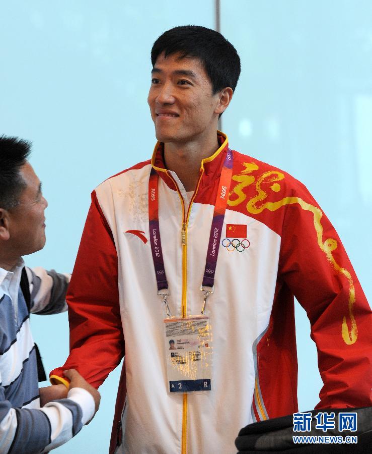 劉翔抵達倫敦未接受采訪 劉翔抵達倫敦未接受采訪