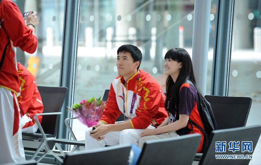 劉翔抵達倫敦未接受采訪 劉翔抵達倫敦未接受采訪