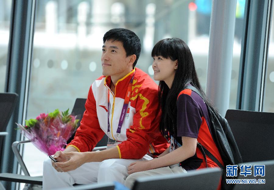 劉翔抵達倫敦未接受采訪 劉翔抵達倫敦未接受采訪