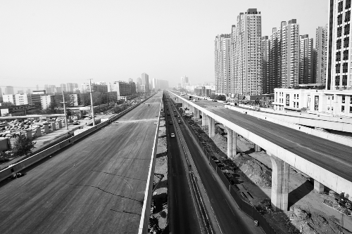 已經竣工的北三環段 已經竣工的北三環段