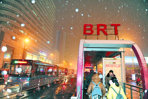 BRT的“隊(duì)伍”以后會(huì)逐漸壯大 BRT的“隊(duì)伍”以后會(huì)逐漸壯大