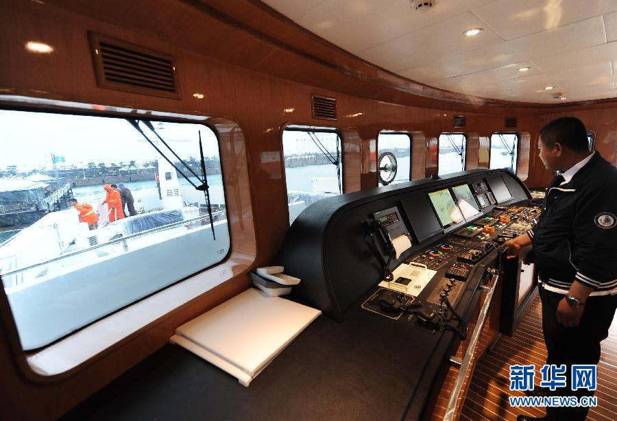 我國自主建造的大型游艇“虎鯊號(hào)”首航 我國自主建造的大型游艇“虎鯊號(hào)”首航