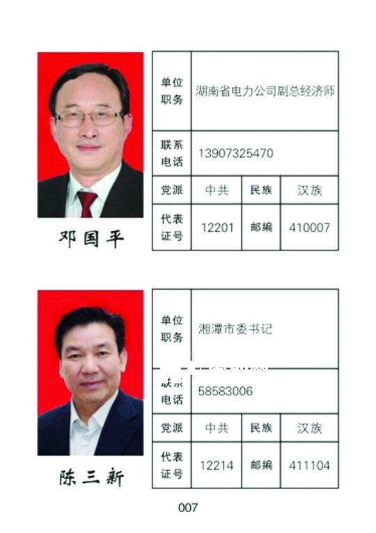 湘潭市人大常委會官網公開的湖南省委書記徐守盛和湘潭市委書記陳三新的信息。兩人均為湘潭選出的湖南省人大代表,陳三新同時是湘潭市人大代表。</p><p> 湘潭市人大常委會官網公開的湖南省委書記徐守盛和湘潭市委書記陳三新的信息。兩人均為湘潭選出的湖南省人大代表,陳三新同時是湘潭市人大代表。</p><p>