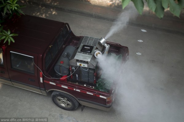 9月24日,廣東廣州,登革熱病例數(shù)已達5190例,接近歷史最高。 9月24日,廣東廣州,登革熱病例數(shù)已達5190例,接近歷史最高。