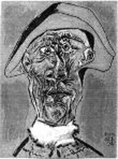 畢加索的《小丑泰德》 畢加索的《小丑泰德》