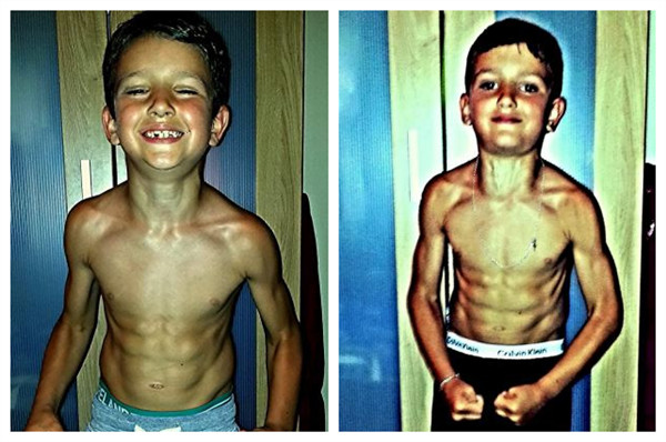 年僅8歲的布蘭登·布萊克因其完美的身型，被贊為迷你版的阿諾德·施瓦辛格。