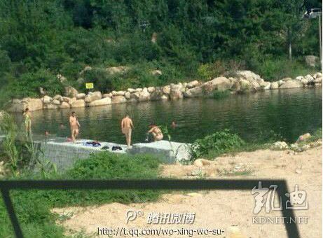 網友曝光的現場圖片。（圖片來自網絡）