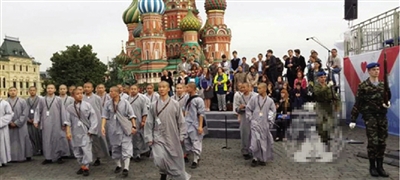 少林寺武僧團參加俄羅斯2013年的國際軍樂節 少林寺武僧團參加俄羅斯2013年的國際軍樂節