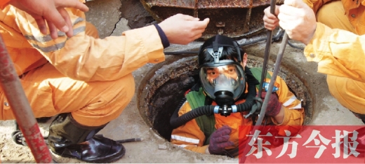 救援隊下窯井救援 救援隊下窯井救援