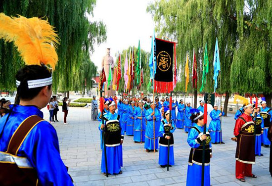 湯陰岳飛廟羑里城再現“宋代民俗”“商周風情” 湯陰岳飛廟羑里城再現“宋代民俗”“商周風情”