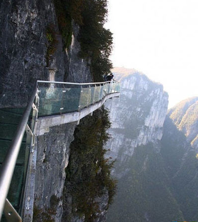 天門山鬼谷玻璃棧道 天門山鬼谷玻璃棧道