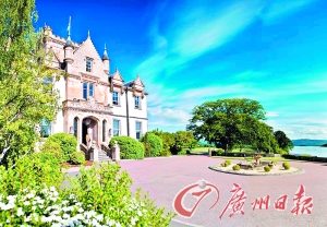 蘇格蘭Lomond湖區古堡酒店。 蘇格蘭Lomond湖區古堡酒店。