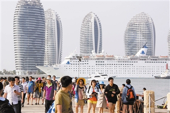 “海娜號”首航。 “海娜號”首航。