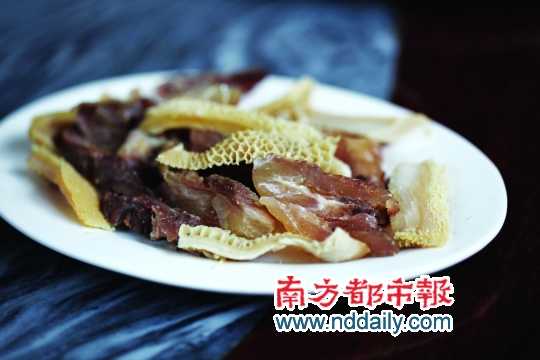 香爽美味的牛肚 香爽美味的牛肚