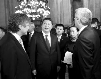 會見阿根廷議長。 會見阿根廷議長。