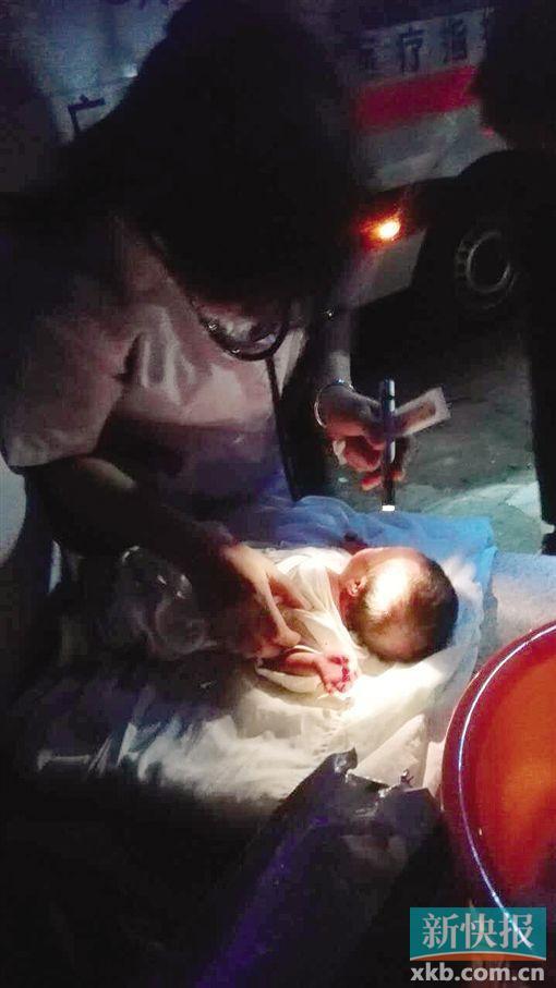 出生僅5天的男嬰被遺棄。 (受訪者供圖) 出生僅5天的男嬰被遺棄。 (受訪者供圖)