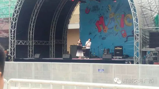 河南交通廣播主持人佳音、彎彎、朱浩都登上了優放舞臺，優放，交廣在這里！