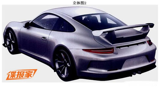 保時捷911 GT3申報圖 保時捷911 GT3申報圖