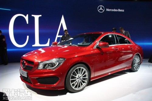 全新奔馳CLA底特律車展發布 全新奔馳CLA底特律車展發布