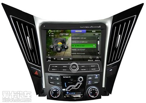 e路航索納塔車載導航時尚音樂播放界面 e路航索納塔車載導航時尚音樂播放界面