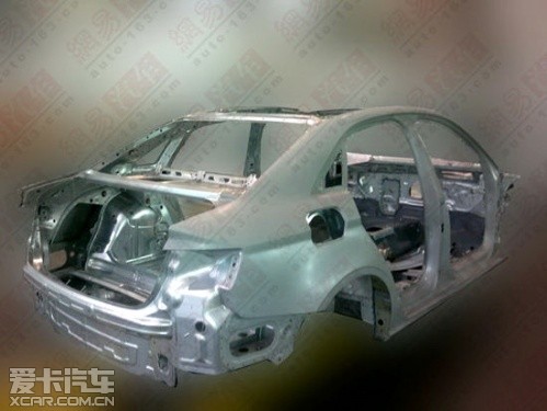 國(guó)產(chǎn)奧迪A3三廂白車(chē)身曝光