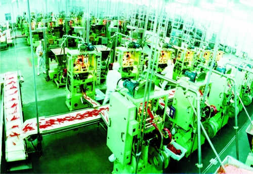 雙匯集團火腿腸車間 劉廣超供圖 雙匯集團火腿腸車間 劉廣超供圖