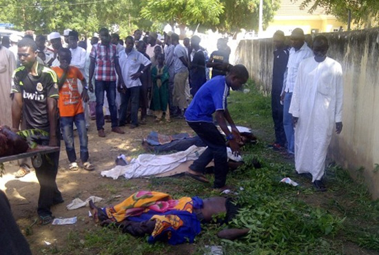 尼日利亞伊斯蘭極端武裝組織“博科圣地”約貝州古杰巴(Gujba)市的農業學院，射殺數十名學生。