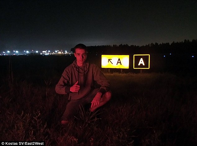 俄羅斯青年夜潛機場 進出跑道無人發現 俄羅斯青年夜潛機場 進出跑道無人發現