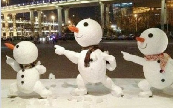 創意十足！日系列卡通雪人走紅