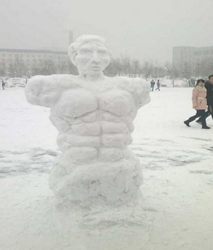 創意十足！日系列卡通雪人走紅