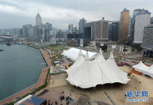 全球最大移動馬戲棚亮相香港 全球最大移動馬戲棚亮相香港