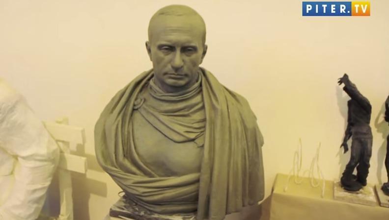 俄羅斯為普京建青銅胸像 模仿羅馬皇帝 俄羅斯為普京建青銅胸像 模仿羅馬皇帝