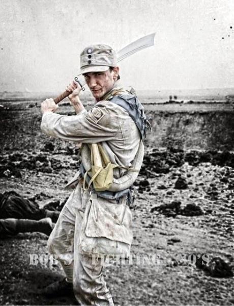 外國軍迷扮演中國抗戰軍人 外國軍迷扮演中國抗戰軍人
