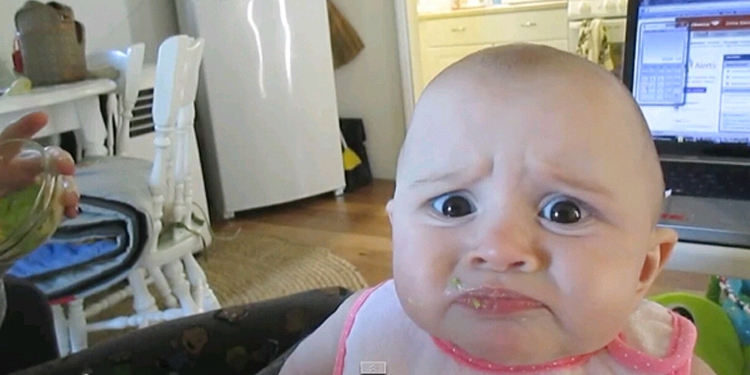 外國寶寶初嘗鱷梨表情萌翻網友 外國寶寶初嘗鱷梨表情萌翻網友