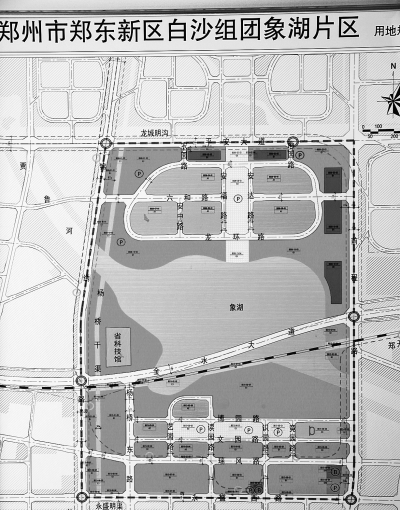 白沙組團象湖片區用地規劃 白沙組團象湖片區用地規劃