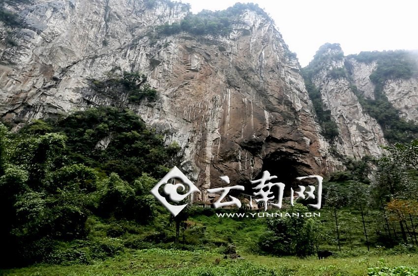 大鍋圈小學就建在這樣一個懸崖絕壁邊上。 大鍋圈小學就建在這樣一個懸崖絕壁邊上。