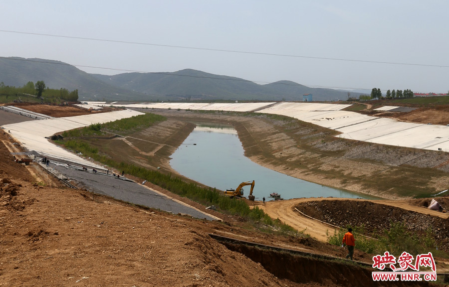 陶岔渠首大壩上游最后一段引渠 陶岔渠首大壩上游最后一段引渠