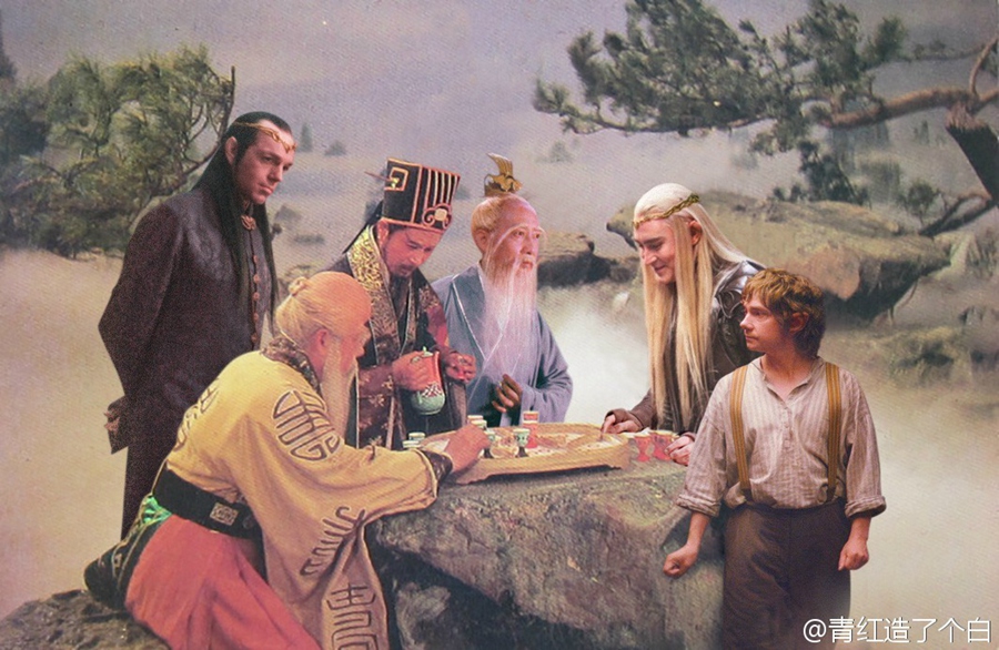 網(wǎng)友PS“中土東土聯(lián)誼會” 畫風優(yōu)美毫無違和感 網(wǎng)友PS“中土東土聯(lián)誼會” 畫風優(yōu)美毫無違和感