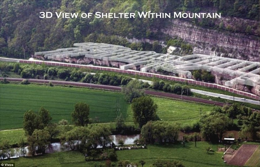 圖為堡壘外觀的3D效果圖。