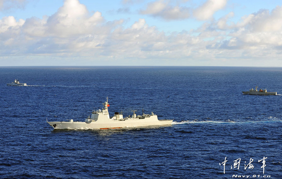 夏威夷“環(huán)太平洋-2014”大航拍 首現(xiàn)中國軍艦 夏威夷“環(huán)太平洋-2014”大航拍 首現(xiàn)中國軍艦