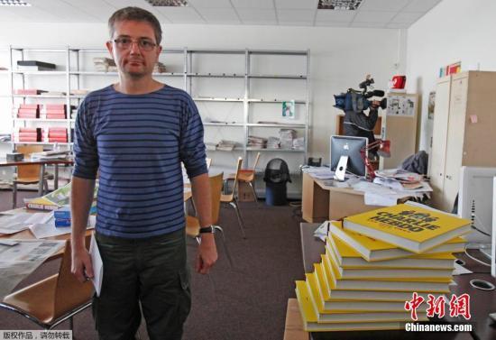 圖為昔日法國《查理周刊》雜志社總部內(nèi)景。