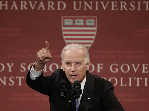 美國副總統拜登。資料圖 美國副總統拜登。資料圖