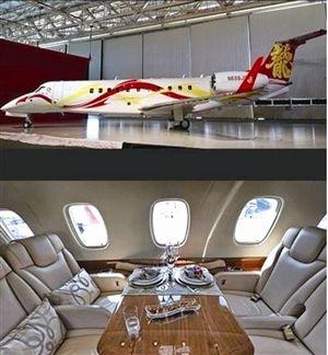 成龍的私人飛機非常奢華 成龍的私人飛機非常奢華