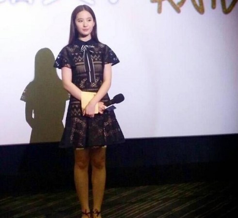 劉亦菲在活動現場 劉亦菲在活動現場