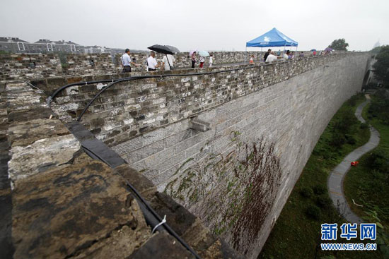 南京明城墻 圖片來源:新華社 南京明城墻 圖片來源:新華社