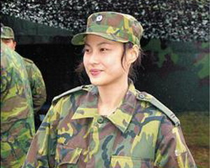 　臺灣最美女軍官。
