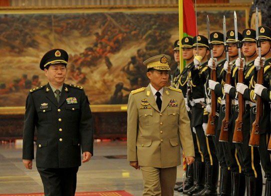 總參與外交部高官拜會緬甸總統 強調邊境穩定